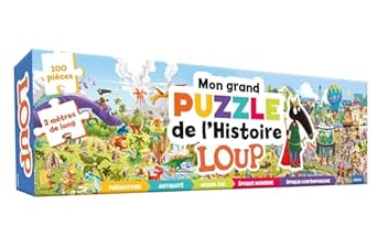 Puzzle 100 pièces - Mon grand puzzle de l'Histoire Loup