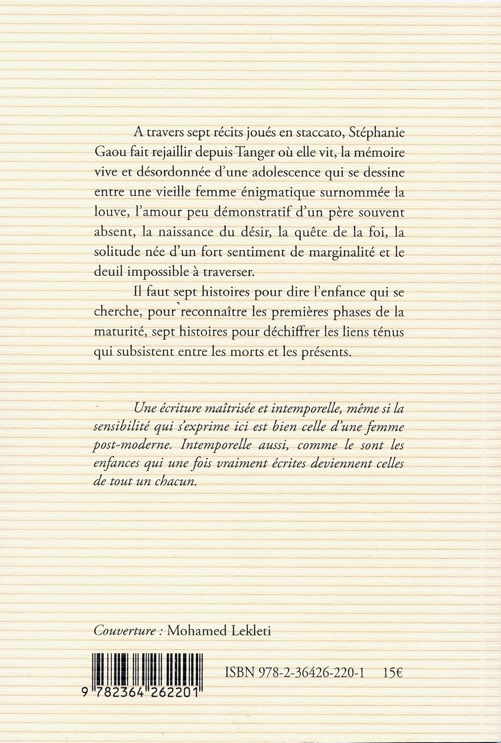 Staccato 7 enfances