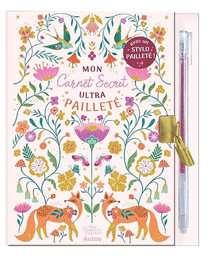 Ma papeterie créative - Mon carnet secret ultrapailleté