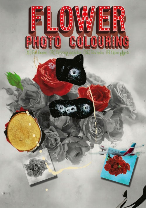Flower photo colouring
