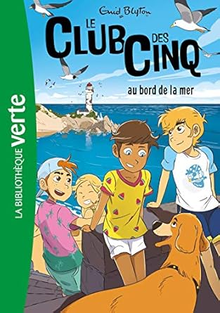 Le club de cinq au bord de la mer