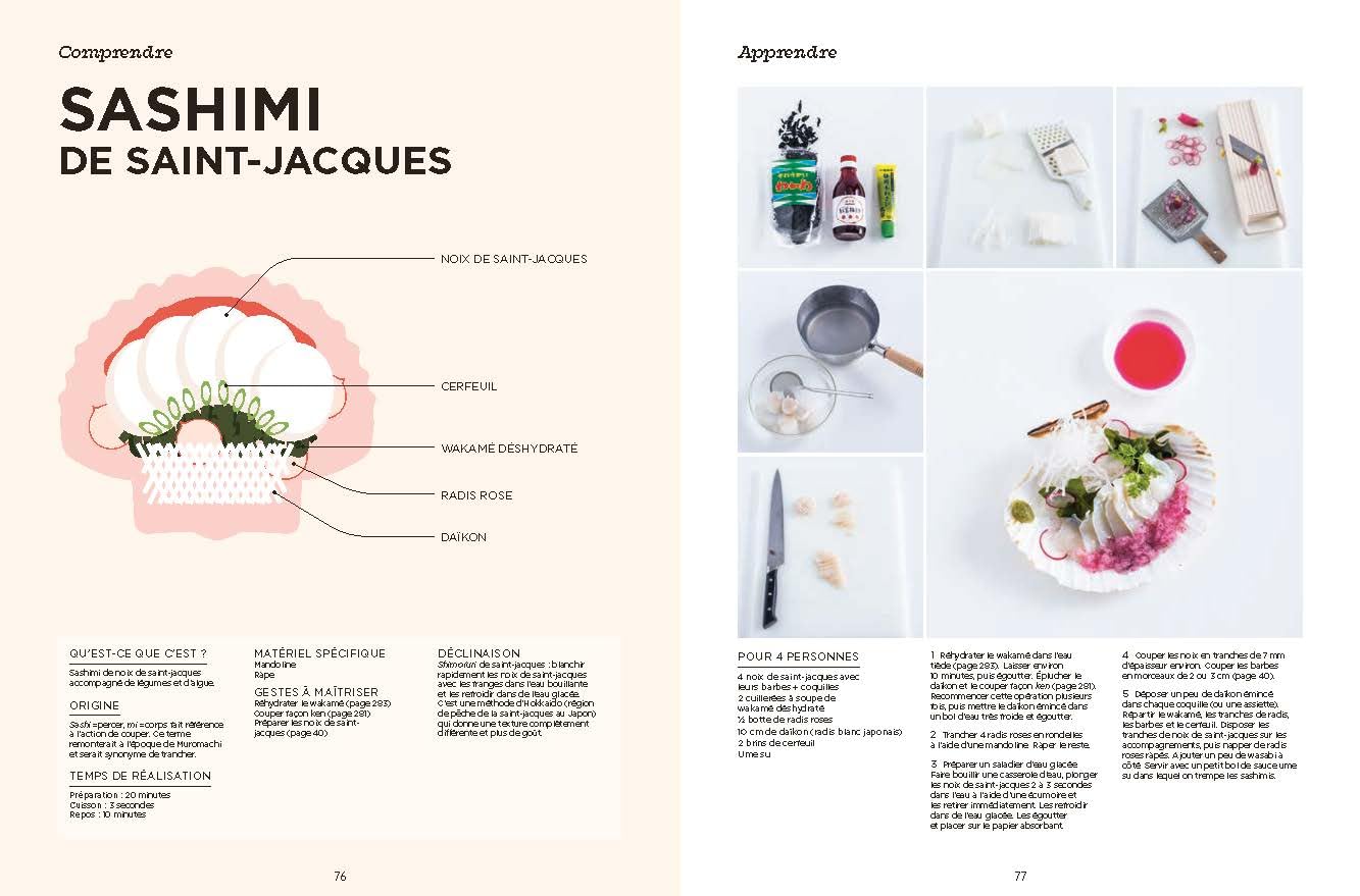 Le grand manuel de la cuisine japonaise : Techniques, produits &amp; recettes