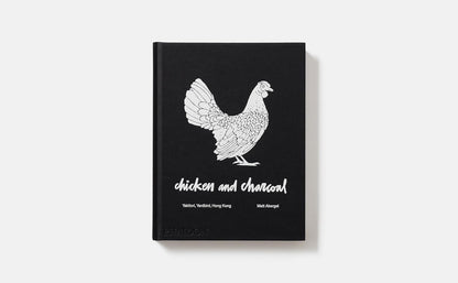 Poulet et charbon de bois
